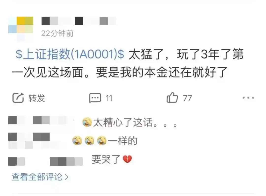 A股暴涨22.79%_上证指数站稳3300点刷新历史纪录_股票长线和套牢