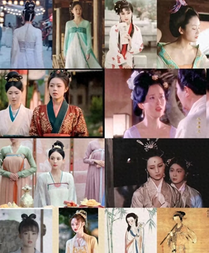 美人肩的标准到底是什么?看古代仕女图和现代古装剧造型大对比