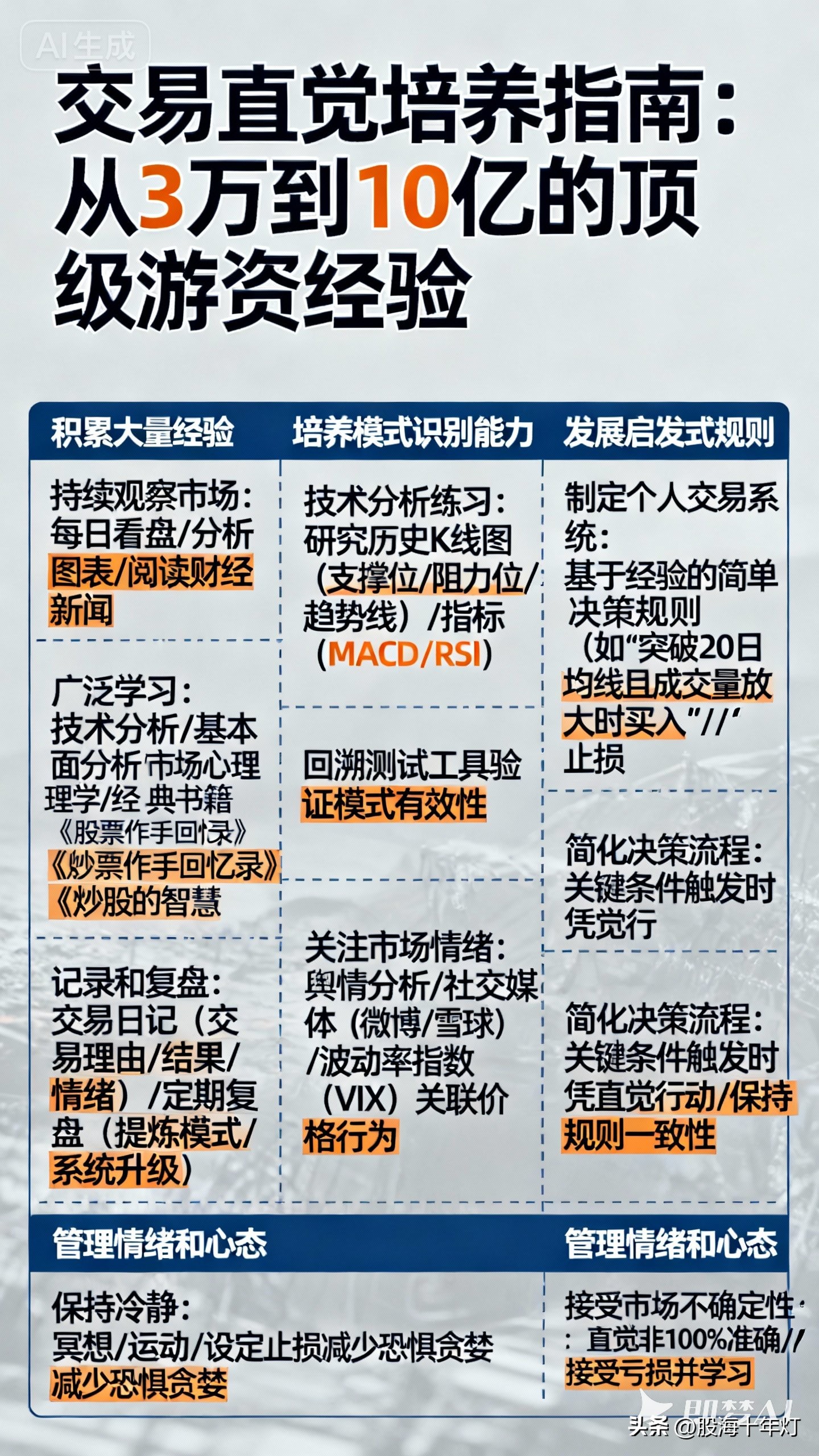 运用交易直觉_培养专家直觉_短线炒股书籍