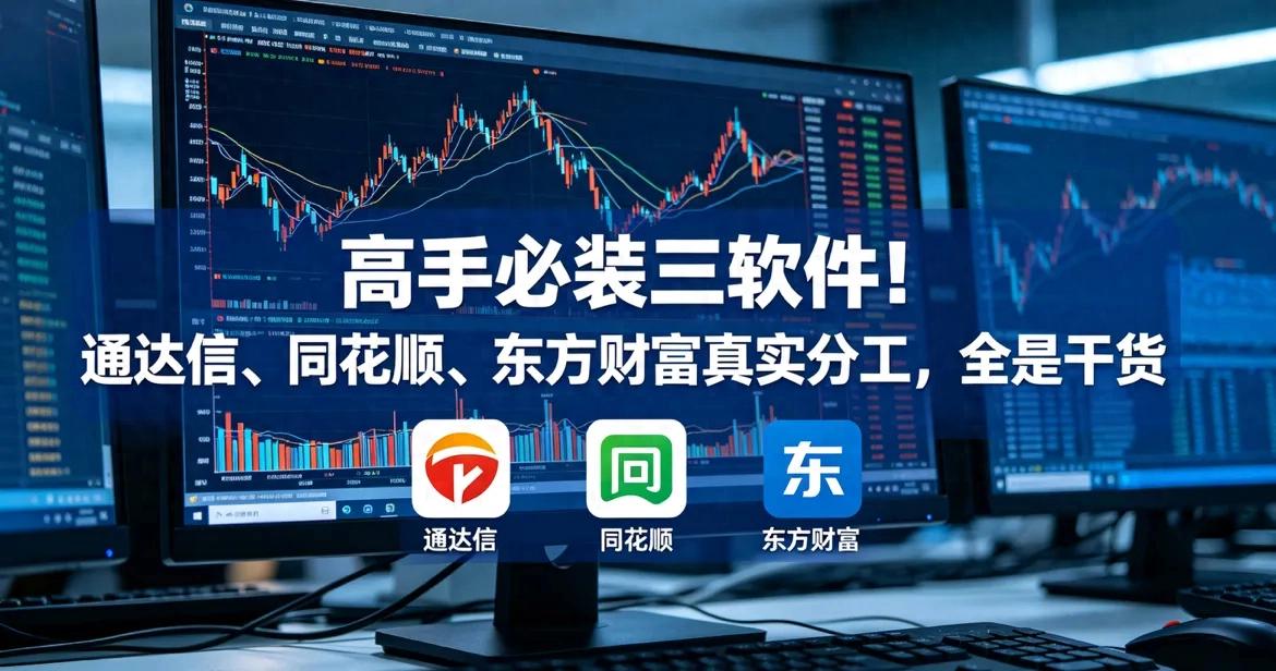 2026 职业股民必看！通达信同花顺东方财富手机用法揭秘