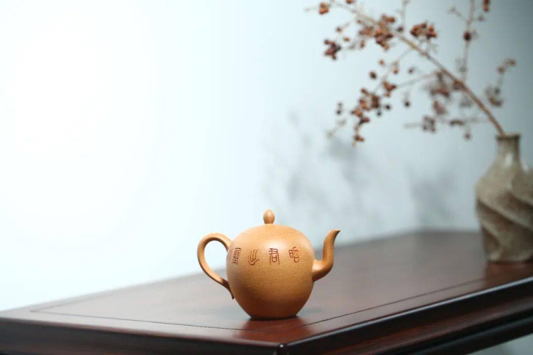 紫砂壶美人肩 黄金段泥紫砂壶 六一堂四大美人紫砂套壶_美人肩紫砂壶紫玉金砂