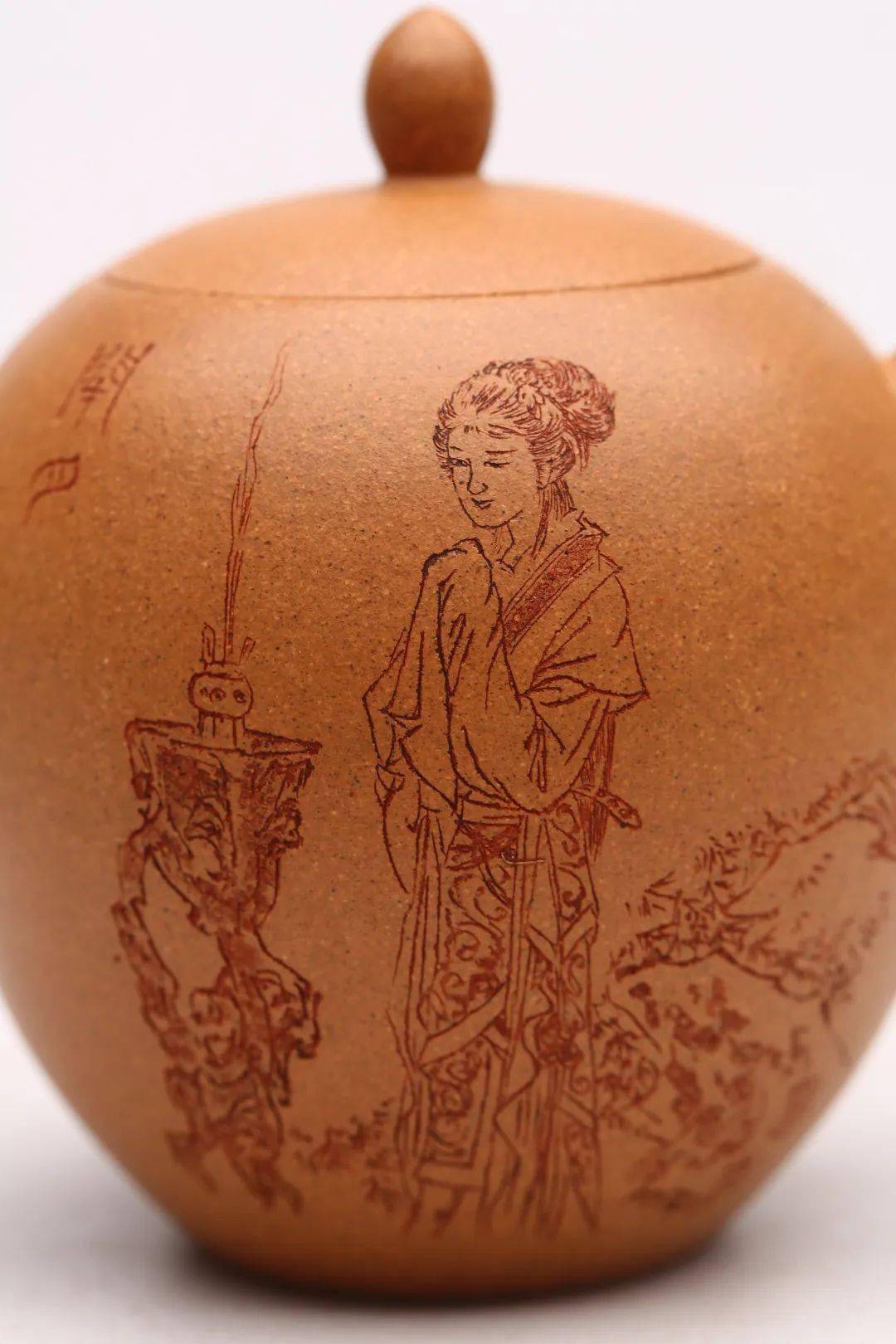 美人肩紫砂壶紫玉金砂_紫砂壶美人肩 黄金段泥紫砂壶 六一堂四大美人紫砂套壶