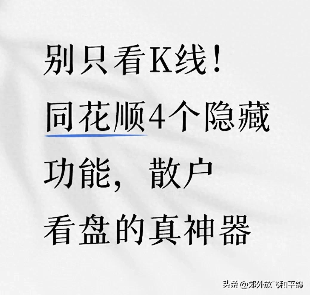 抓主力就看大单资金，同花顺隐藏选股公式