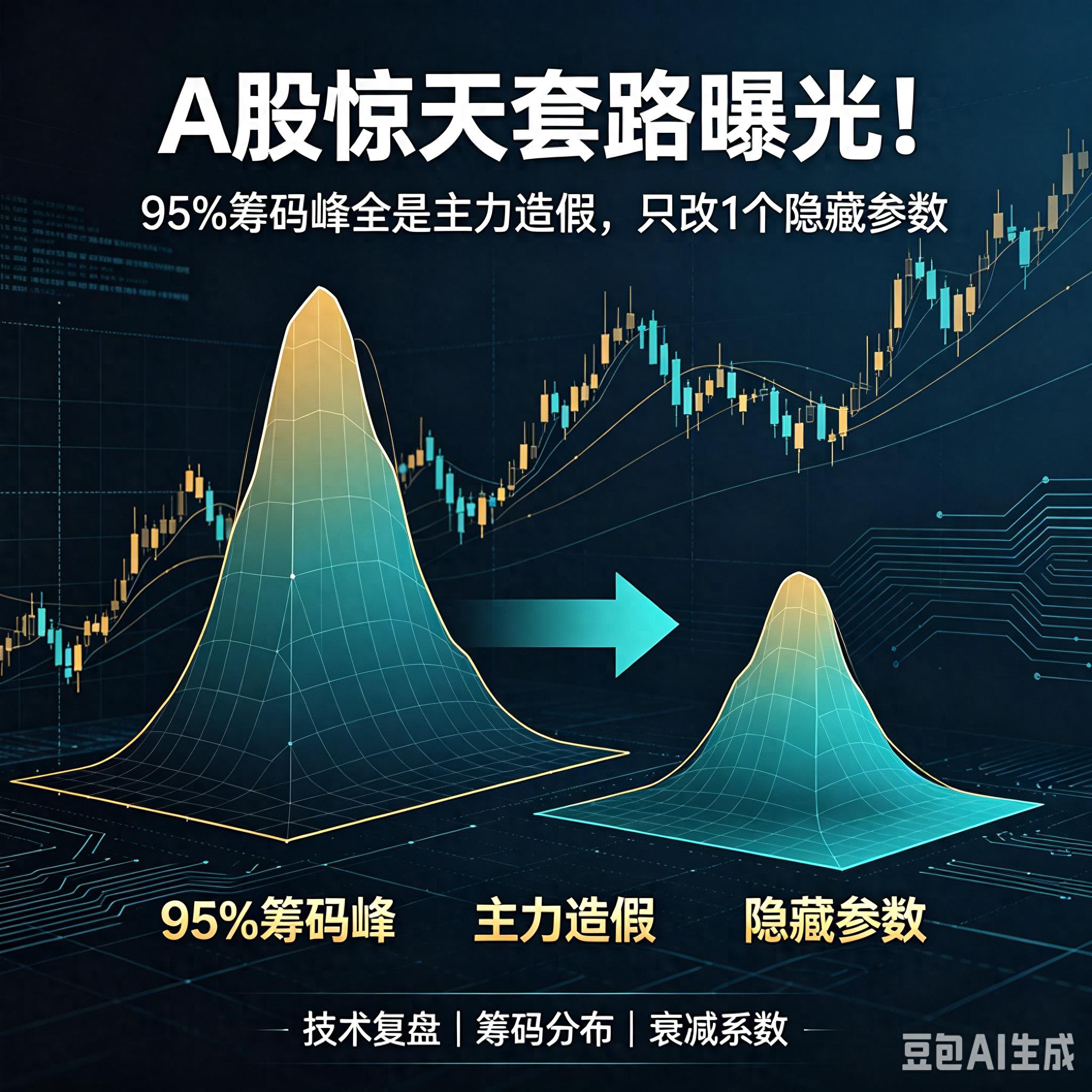 警惕！掌握通达信筹码峰指标公式，识破主力虚假筹码陷阱