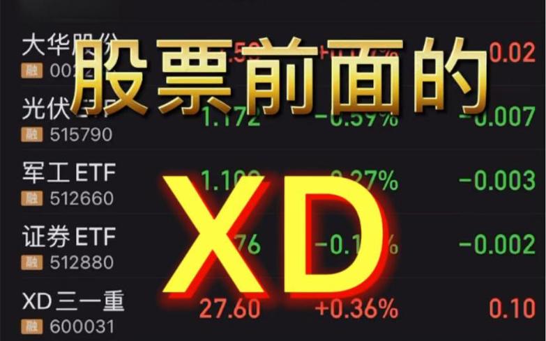 xd代表除息的含义_股票带xd是什么意思_股票前加xd是什么意思