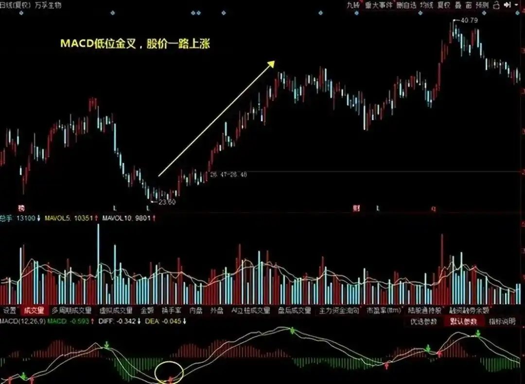 三金叉见底成功率高吗_MACD指标实战应用技巧_炒股多年亏损原因